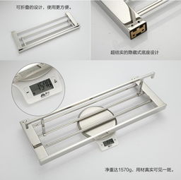 玻璃置物架衛(wèi)欲無限304不銹鋼衛(wèi)浴室掛件 衛(wèi)浴五金帶桿活動毛巾架化妝品架