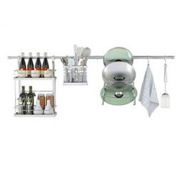 心家宜304不銹鋼廚房掛架套裝 高效收納，品質生活