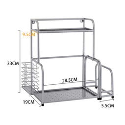 廚房整潔新體驗 奧納斯不銹鋼色調味料收納置物架測評